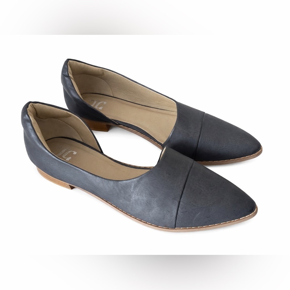 Arider Camela D’Orsay Flats Pointed Toe Gray/Charcoal Women’s 10M NEW No Tags - Picture 2 of 7